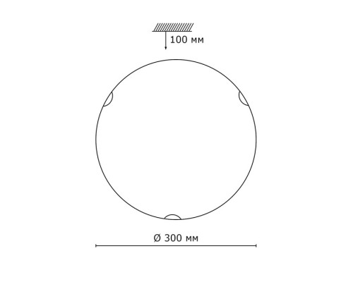 108/K SN 104 Светильник стекло E27 2*60Вт D300 VUALE