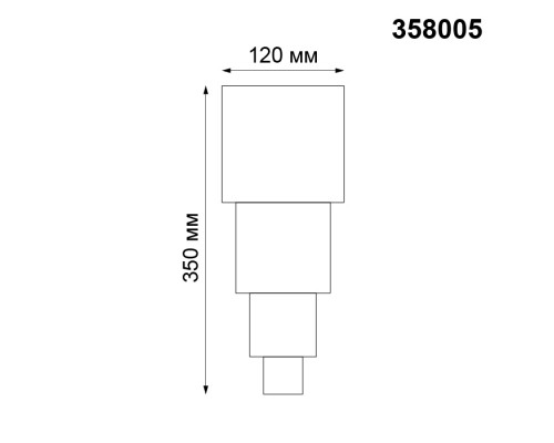358005 STREET NT19 171 белый Ландшафтный светильник IP54 LED 3000К 2*5W 85-265V KAIMAS