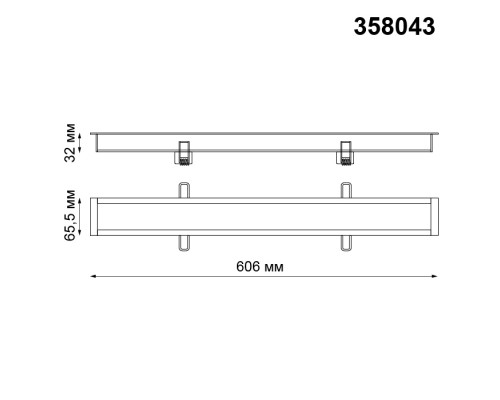 358043 SPOT NT19 078 белый Встраиваемый светильник IP20 LED 4000К 32W 220V ITER