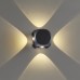 4222/8WL HIGHTECH ODL21 093 черн/металл Настенный светильник IP54 LED 8W 716Лм 3200K MIKO