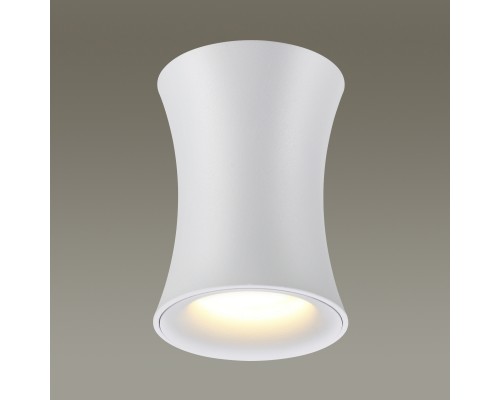 4271/1C HIGHTECH ODL21 103 белый/металл Потолочный светильник IP44 GU10 1*50W ZETTA