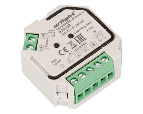 Контроллер-выключатель SR-1009SAC-HP-Switch (220V, 400W) (ARL, IP20 Пластик, 3 года)