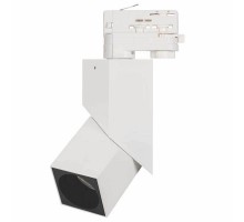 Светильник LGD-TWIST-TRACK-4TR-S60x60-12W Warm3000 (WH-BK, 30 deg) (ARL, IP40 Металл, 3 года)