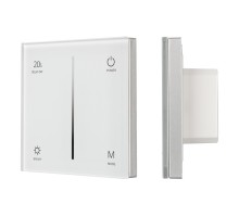 Панель SMART-P36-DIM-IN White (230V, 1.5A, TRIAC, Sens, 2.4G) (ARL, IP20 Пластик, 5 лет)