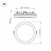 Светодиодная панель LTD-135SOL-20W White (ARL, IP44 Пластик, 3 года)