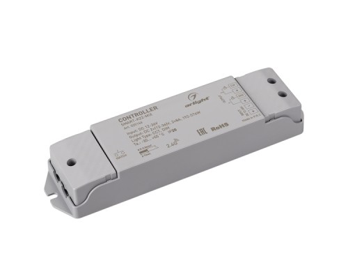 Контроллер SMART-K22-MIX (12-36V, 2x8A, 2.4G) (ARL, IP20 Пластик, 5 лет)