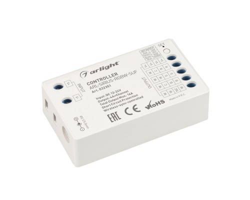 Контроллер ARL-SIRIUS-RGBW-SUF (12-24V, 4x4A, 2.4G) (ARL, IP20 Пластик, 3 года)