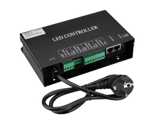 Контроллер HX-SPI-DMX-SL-4P (4096 pix, 220V, TCP/IP, add, ArtNet) (ARL, Металл)