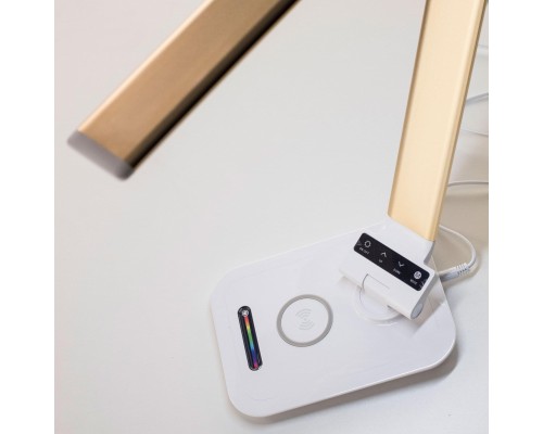 Настольный светильник LED Citilux Ньютон CL803012 с RGB USB Qi