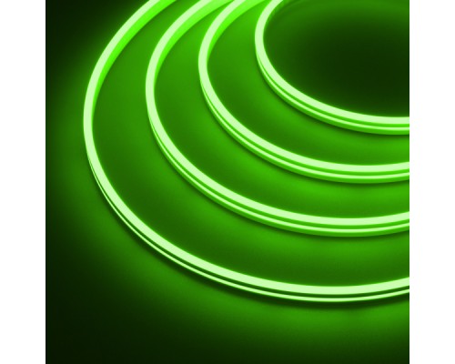 Гибкий неон ARL-MOONLIGHT-1004-SIDE 24V Green (ARL, 6.8 Вт/м, IP65) 5 м