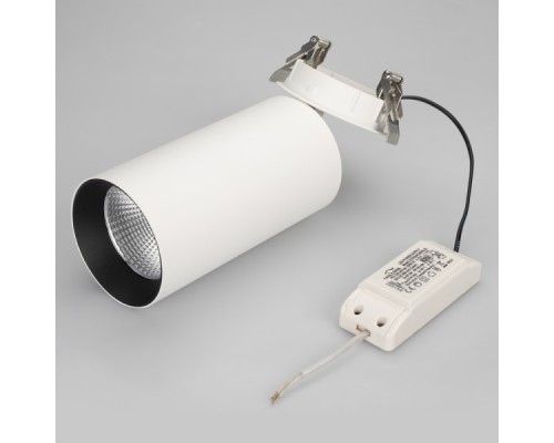 Светильник SP-POLO-BUILT-R95-25W Warm3000 (WH-BK, 40 deg) (ARL, IP20 Металл, 3 года)