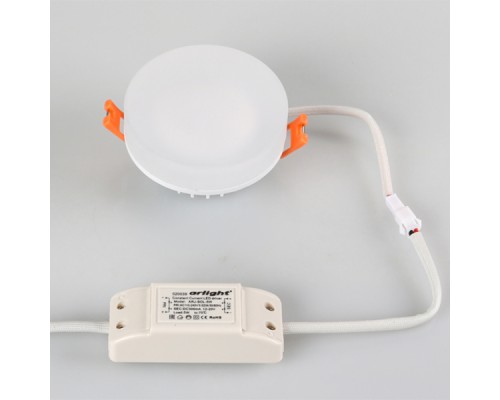 Светильник LTD-80R-Opal-Roll 5W Warm White (ARL, IP40 Пластик, 3 года)
