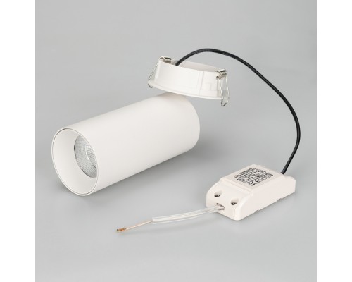 Светильник SP-POLO-BUILT-R65-8W Warm3000 (WH-WH, 40 deg) (ARL, IP20 Металл, 3 года)