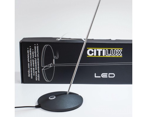Настольный светильник Citilux Ньютон CL803032 LED с диммером Черный