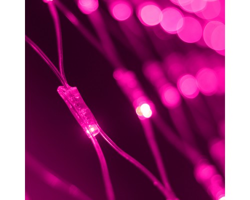 Светодиодная гирлянда ARD-NETLIGHT-CLASSIC-2000x1500-CLEAR-288LED Pink (230V, 18W) (ARDCL, IP65)