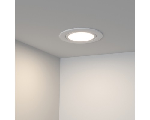 Светодиодный светильник LTM-R60WH-Frost 3W Warm White 110deg (ARL, IP40 Металл, 3 года)
