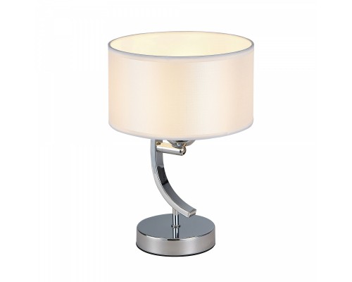 Настольная лампа с абажуром Citilux Эвита CL466810 Хром