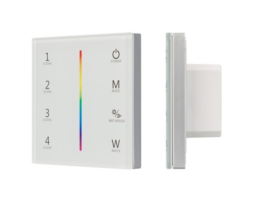 Панель Sens SMART-P22-RGBW White (12-24V, 4x3A, 2.4G) (ARL, IP20 Пластик, 5 лет)