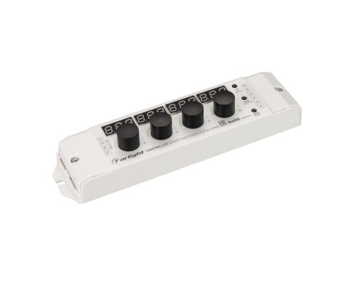 Контроллер SMART-K60-RGBW-SUF (12-24V, 4x4A, 2.4G) (ARL, IP20 Пластик, 5 лет)