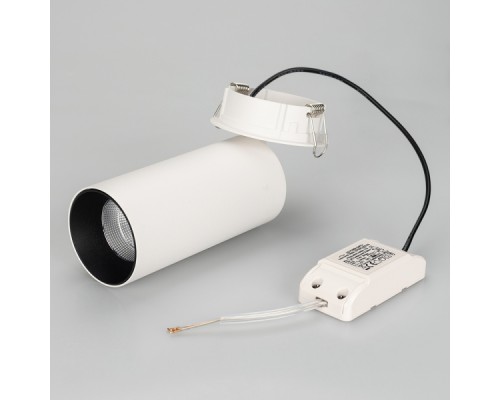 Светильник SP-POLO-BUILT-R65-8W Warm3000 (WH-BK, 40 deg) (ARL, IP20 Металл, 3 года)