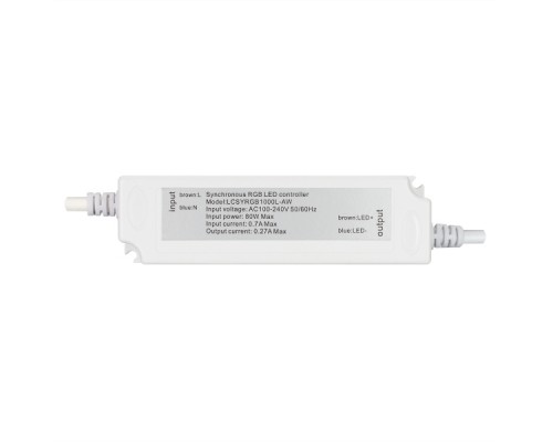 Контроллер ARD-CLASSIC-SYNC-RGB-1000LED White (230V, 80W, RF ПДУ) (ARDCL, Закрытый)