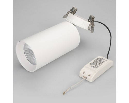 Светильник SP-POLO-BUILT-R95-25W White5000 (WH-WH, 40 deg) (ARL, IP20 Металл, 3 года)