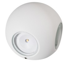 Светильник LGD-Wall-Orb-4WH-8W Warm White (ARL, IP54 Металл, 3 года)