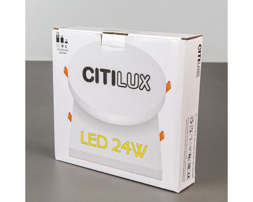 Встраиваемый светильник Citilux Вега CLD52K24N LED с диммером Белый