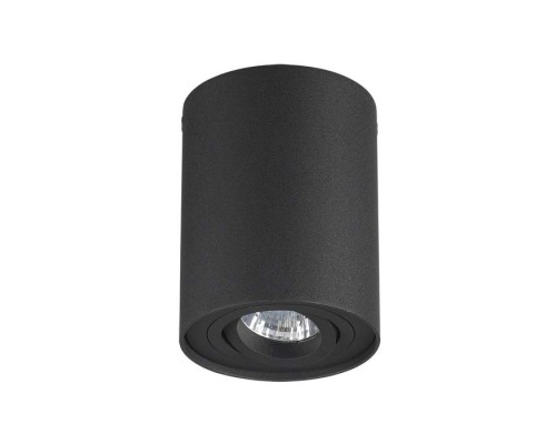3565/1C HIGHTECH ODL18 155 черный Потолочный накладной светильник IP20 GU10 1*50W 220V PILLARON