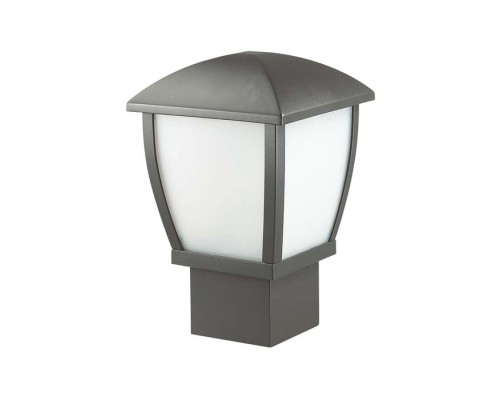4051/1B NATURE ODL18 580 темно-серый/матов.белый Уличный светильник на столб IP44 E27 100W 220V TAKO
