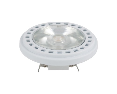 Лампа AR111-UNIT-G53-15W- Warm3000 (WH, 24 deg, 12V) (ARL, Металл)