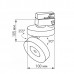 Светильник LGD-MONA-TRACK-4TR-R100-12W White5000 (WH, 24 deg) (ARL, IP40 Металл, 3 года)